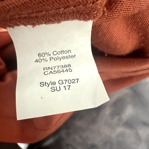 Madwell Rust Color High Neck Basic Top - Picture 5 of 5